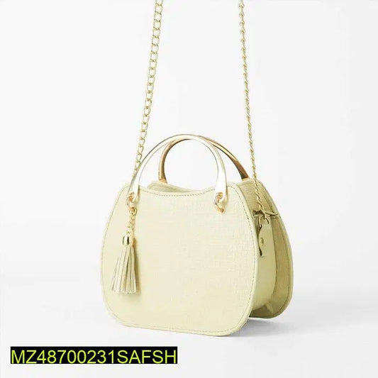 Women's PU Leather Plain Shoulder Bag