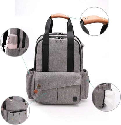 Multipurpose Grey Backpack - 1 Pc for All Your Adventures